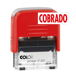 Colop Sello Printer C20 Formula " Cobrado " Almohadilla E-20 14x38 mm Rojo Precio: 5.98999973. SKU: B1243EEV26