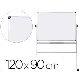 Pizarra Blanca Q-Connect Doble Cara Melamina Marco De Aluminio 120x90 cm Giratoria Precio: 456.49999967. SKU: B12PD878CR