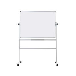 Pizarra Blanca Q-Connect Doble Cara Melamina Marco De Aluminio 120x90 cm Giratoria