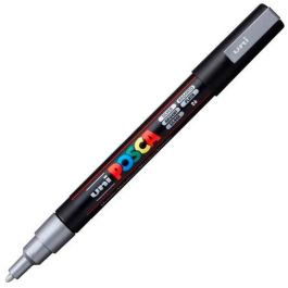 Posca Marcador Pc-3M Punta Cónica 0,9 - 1,3 mm Plata Precio: 3.50000002. SKU: B1JASKLD5N