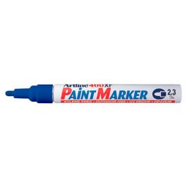 Rotulador Artline Marcador Permanente Ek-400 Xf Azul -Punta Redonda 2.3 mm -Metal Caucho Y Plastico 12 unidades