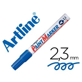 Rotulador Artline Marcador Permanente Ek-400 Xf Azul -Punta Redonda 2.3 mm -Metal Caucho Y Plastico 12 unidades Precio: 42.50000007. SKU: B1FNTTN2HE