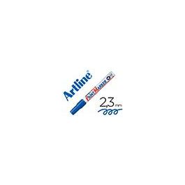 Rotulador Artline Marcador Permanente Ek-400 Xf Azul -Punta Redonda 2.3 mm -Metal Caucho Y Plastico 12 unidades