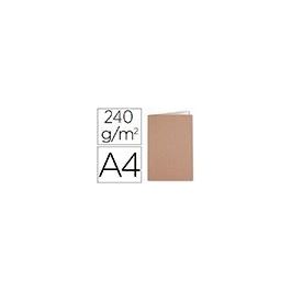 Subcarpeta Liderpapel Din A4 Kraft Interior Blanco 240 gr-M2 50 unidades