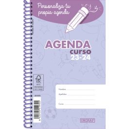 Agenda Escolar 2023-2024 Personalizable 8º Dia/Pagina Tapa Polipropileno Ingraf 351970