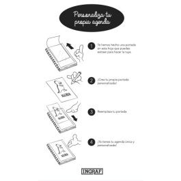 Agenda Escolar 2023-2024 Personalizable 8º Dia/Pagina Tapa Polipropileno Ingraf 351970