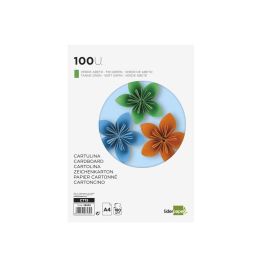 Cartulina Liderpapel A4 180 gr-M2 Verde Abeto Paquete De 100 Hojas
