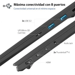 Laptop LG 17Z90R-E.AD75B Qwerty Español