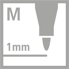 Rotulador Premium con Punta de Fibra Biselada Pen 68 Max Color Albaricoque Stabilo 768/26