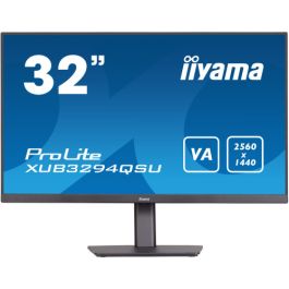 iiyama ProLite XUB3294QSU-B1 pantalla para PC 80 cm (31.5") 2560 x 1440 Pixeles Wide Quad HD LCD Negro Precio: 357.94999966. SKU: B12HGWKFPP