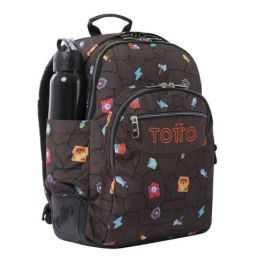 Mochila Escolar Estampado Videojuego - Crayoles Totto MA04ECO029-2210N-3Y7