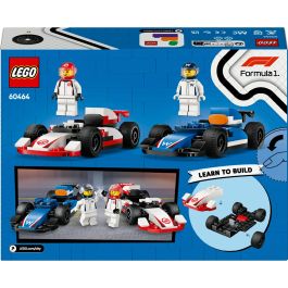 LEGO 60464 City Coches de Carreras F1 Williams Racing y Haas - Juguete para 4+ Años