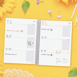 Finocam agenda escolar secundaria 1/4 espiral svh lilac 2023-2024