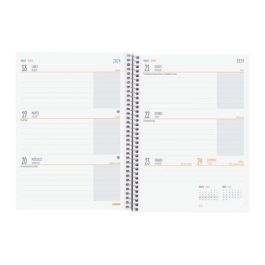 Finocam agenda escolar secundaria 1/4 espiral svh lilac 2023-2024