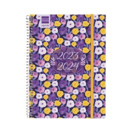 Finocam agenda escolar secundaria 1/4 espiral svh lilac 2023-2024