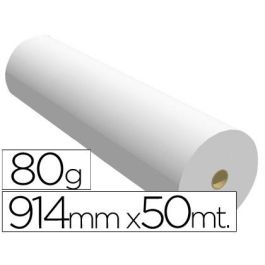 Papel Reprografia Para Plotter 914 mmx50Mt 80 gr Impresion Ink-Jet Precio: 13.89000019. SKU: B19NGADSTV