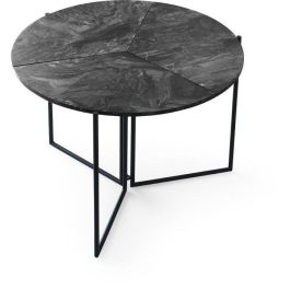 Mesa de comedor redonda YAPRAK para 4 personas - Antracita - 100 x 100 x 72 cm - MEN8683342538817 Precio: 178.49999981. SKU: B18DQ9J22G