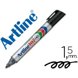 Rotulador Artline Marcador Permanente 107 Negro Punta Redonda 12 unidades Precio: 9.5000004. SKU: B1DDGV45EZ