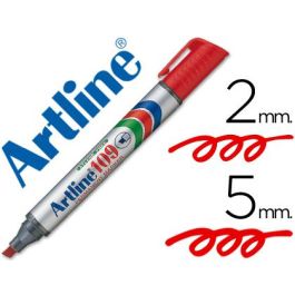 Rotulador Artline Marcador Permanente 109 Rojo Punta Biselada 12 unidades Precio: 12.50000059. SKU: B1AQ6EHGLH