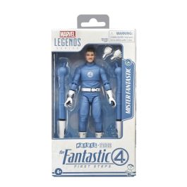 Hasbro Figura Marvel Legends Series Reed Richards (Mister Fantastic) Los 4 Fantásticos: Primeros Pasos 15 cm con 4 accesorios, diseño premium