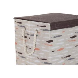 DKD Home Decor Cesta para la Ropa Poliéster Colores Surtidos (Gris, Burdeos, Naranja) Alto 55 cm Ancho 36 cm Fondo 36 cm Pack de 3 DKD Home Decor Cesta para la Ropa Poliéster Colores Surtidos (Gris, Burdeos, Naranja) Alto 55 cm Ancho 36 cm Fondo 36 cm Pack de 3
