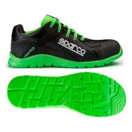 Sparco Zapatillas de Seguridad Practice Keke S1P SRC Talla 37 Negro-Verde S0751737NRVF