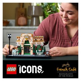 LEGO 10362 Cafetería Francesa: Decoración de Estantería Parisina Set para Adultos