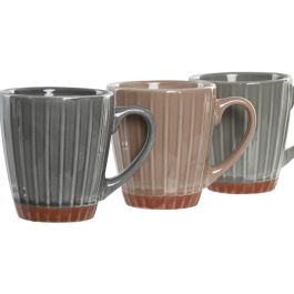 Taza Urban DKD Home Decor Azul Beige 7.6 x 9 x 10.5 cm (12 Unidades) Taza Urban DKD Home Decor Azul Beige 7.6 x 9 x 10.5 cm (12 Unidades)