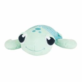 Peluche Tortuga Luminosa Natural Caparazón Ma Petite +/- 25 cm - JEMINI - Recargable con luz, funciona sin pilas.