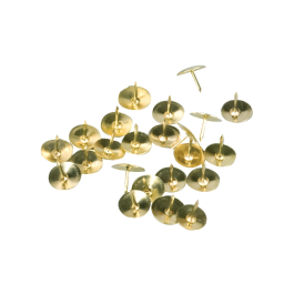 Q-connect Chincheta dorada caja de 120 unidades