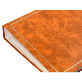 Liderpapel Álbum de Fotos Serie Classic con Anillas y 20 Hojas Autoadhesivas, Color Marrón