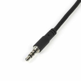 Adaptador Audio Jack Startech MUYHSMFF Negro 0,2 m Adaptador Audio Jack Startech MUYHSMFF Negro 0,2 m