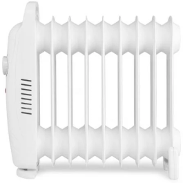 Orbegozo Radiador de Aceite RO 1220 Potencia 1200W 9 Elementos Caloríficos Compacto para Espacios Reducidos Silencioso Bajo Consumo Ideal Calefacción Hogar