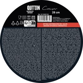 Quttin Sartén Acero Ind. 28 cm 0.7 mm Caesar (4 Unidades)