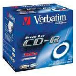 Verbatim CD-R Azo 700MB 52X 10 unidades en caja Jewel, superficie Crystal