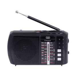 Trevi 0RA7F2000 Radio Portátil Analógica y Digital AM/FM/SO con Pantalla, MP3, USB, MicroSD, Altavoces Incorporados y Batería Litio - Negro Precio: 16.50000044. SKU: B1K8T4Z2J2