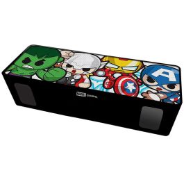 ERT GROUP Altavoz portátil inalámbrico Vengadores Marvel Avengers, sonido estéreo 2.1, 10W RMS, batería 2000mAh