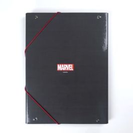 Carpeta The Avengers A4 Negro (24 x 34 x 4 cm)
