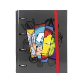 Carpeta de anillas The Avengers A4 Negro (26 x 32 x 4 cm) Carpeta de anillas The Avengers A4 Negro (26 x 32 x 4 cm)