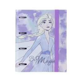 Carpeta de anillas Frozen A4 Lila (26 x 32 x 4 cm) Carpeta de anillas Frozen A4 Lila (26 x 32 x 4 cm)