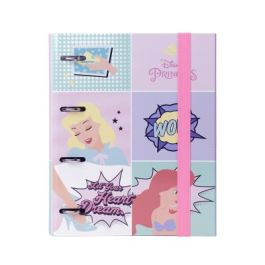 Carpeta de anillas Disney Princess Rosa A4 26 x 32 x 4 cm Carpeta de anillas Disney Princess Rosa A4 26 x 32 x 4 cm