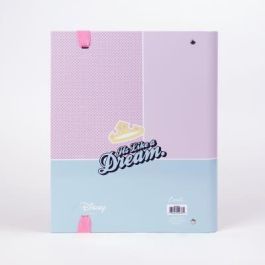 Carpeta de anillas Disney Princess Rosa A4 26 x 32 x 4 cm Carpeta de anillas Disney Princess Rosa A4 26 x 32 x 4 cm