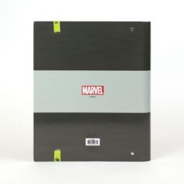 Carpeta de anillas Marvel A4 Verde (26 x 32 x 4 cm)