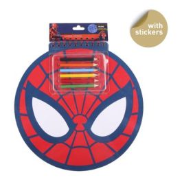 Set de Papelería Spider-Man Cuaderno Rojo (30 x 30 x 1 cm) Precio: 9.9499994. SKU: S0732003