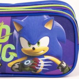 Portatodo Doble Sonic Azul 22,5 x 8 x 10 cm