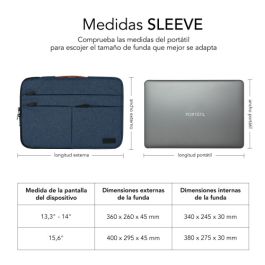 Maletín para Portátil Subblim SUBLS-AP36052 Azul