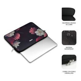 Funda Subblim Trendy Sleeve Neo Flowers para Portátiles hasta 14"