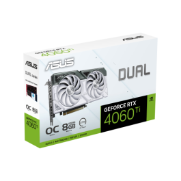 ASUS Dual -RTX4060TI-O8G-WHITE NVIDIA GeForce RTX 4060 Ti 8 GB GDDR6