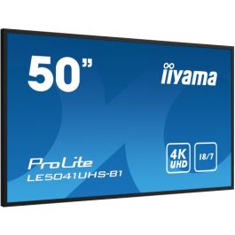 iiyama LE5041UHS-B1 pantalla de señalización Pantalla plana para señalización digital 125,7 cm (49.5") LCD 350 cd / m² 4K Ultra HD Negro 18/7