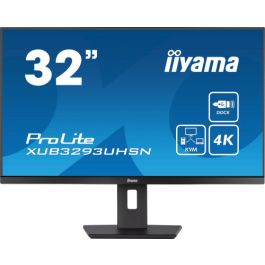 iiyama ProLite XUB3293UHSN-B5 pantalla para PC 80 cm (31.5") 3840 x 2160 Pixeles 4K Ultra HD LCD Negro Precio: 629.95000035. SKU: B1AH3FT46R
